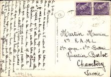 POSTAL MODERNA golfo de Juan los barcos portuarios