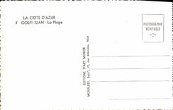 CPM Golfe Juan La Plage 