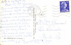 CPM Golfe Juan La Plage 