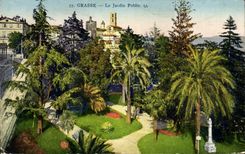 CPA Grasse Le Jardin Public 