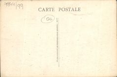 Jardín público graso de Fragonard de la POSTAL de la VENDIMIA