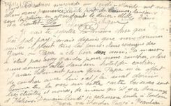 Calle grasa de la POSTAL de la VENDIMIA de Fontette