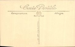 CPA Grasse Vue prise a travers les palmiers du grand hotel