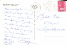 POSTAL MODERNA opinión de la aldea de Greolieres