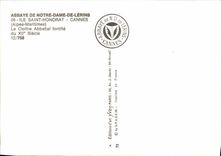 MODERN CARD Ile Saint Honorat Cannes the abbey cloister strengthens