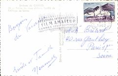 MODERN CARD Environs of Cannes Ruines of the castle strengthens abbey of Lerins