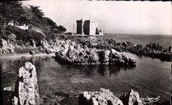 VINTAGE POSTCARD St Honorat Monastere strengthens of Xl E S seen of the West