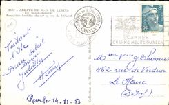 CPA lle St Honorat Monastere fortifie du Xl e s vu de l'Ouest