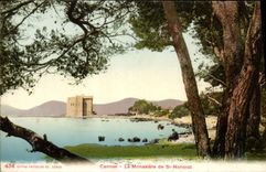 CPA Cannes Le Monastere de St Honorat