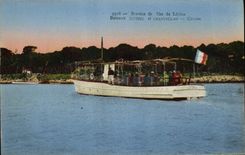 VINTAGE POSTCARD Boats Esterel and Chanteclair Cannes Boat