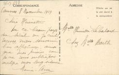 VINTAGE POSTCARD Holy Honorat the island of Lerins the old monastery through the pines