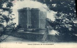 VINTAGE POSTCARD Old Castle of St Honorat