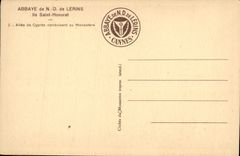 CPA Abbaye de N D de Lerins lle St Honorat Allee de cypres conduisant au monastere