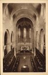 VINTAGE POSTCARD the Saint Honorat Monastery Seen interior of the abbey church