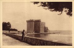 VINTAGE POSTCARD Abbey of NR D of Lerins the Honorat Saint
