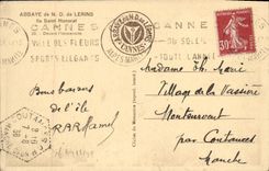 CPA Abbaye de N D de Lerins lle Saint Honorat Devant l'immensite