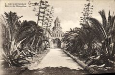 VINTAGE POSTCARD Island Honorat Saint Entered of the Monastery