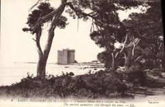 CPA Saint Honorat L'Ancien Monastere a travers les Pins 