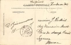 VINTAGE POSTCARD Cannes Island and Castle St Honorat