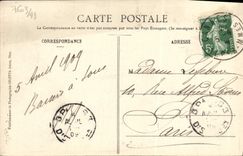 VINTAGE POSTCARD Abbey of Lerins the Cannes Cemetery St Honorat