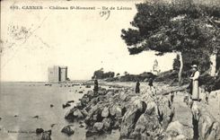 CPA Cannes Chateau St Honorat lle de Lerins 