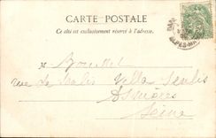 VINTAGE POSTCARD Cannes the Castle St Honorat