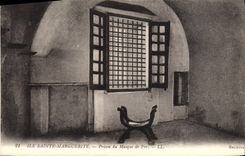 VINTAGE POSTCARD Sainte the Marguerite Prison of the Iron Mask
