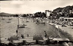 CPA Juan les Pins La Plage 