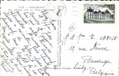 Los pinos de Juan de la POSTAL de la VENDIMIA ven tomado del banco hermoso del hotel