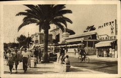 CPA Juan les Pins La Promenade Glacier