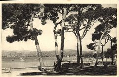 CPA Juan les Pins Vue sur le Golfe Juan depuis la Pinede 