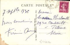 Pinos de Juan de la POSTAL de la VENDIMIA el casino