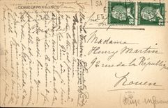 Pinos de Juan de la POSTAL de la VENDIMIA la playa del casino y del d Antibes del cabo