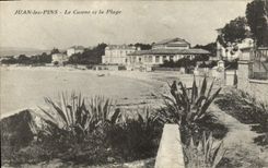Pinos de Juan de la POSTAL de la VENDIMIA el casino y la playa