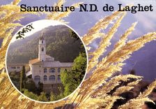 POSTAL MODERNA santuario NR D de Laghet