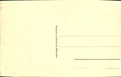 POSTAL Notre Dame de Laghet Interior de la VENDIMIA del claustro delante de la puerta principal del monasterio