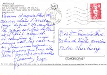 MODERN CARD To remember of Lantosque