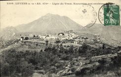 CPA Levens Ligne du Tram Excursion aux environs de Nice 