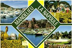 POSTAL MODERNA martillo de Mandelieu Napoule