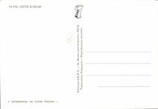 POSTAL MODERNA Mandelieu dimensiona Napoule azul