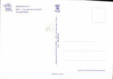 POSTAL MODERNA Mandelieu dimensiona azul