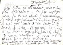 POSTAL MODERNA Menton la ciudad vieja a la derecha el puerto