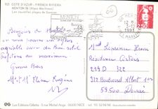 CPM Menton Cote D'Azur Les nouvelles plages de Garavan