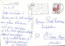 CPM Menton La Promenade et Une Plage