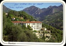 POSTAL MODERNA Menton y clínica de reposo de la convalecencia de los agentes Annonciata de FED