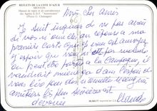 POSTAL MODERNA Menton y clínica de reposo de la convalecencia de los agentes Annonciata de FED