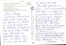 POSTAL MODERNA Menton el nuevo bulevar general portuario Leclerc