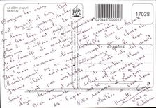 CPM Menton Cote D'Azur Souvenir de Menton