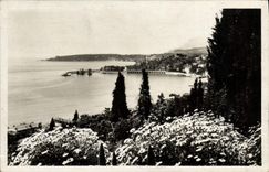 POSTAL de la VENDIMIA Menton y el cabo Martin