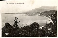 CPA Menton Vue Generale